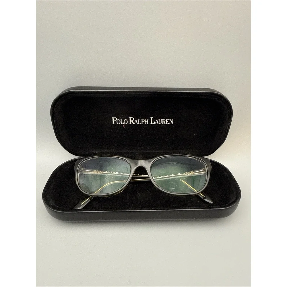 Ralph Lauren Eyeglasses, Frames Only, RA 7043, 51-17-135, Green Tortoise & Case